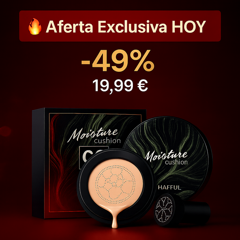 ⭐ Base Cushion Premium – Belleza real al instante✔